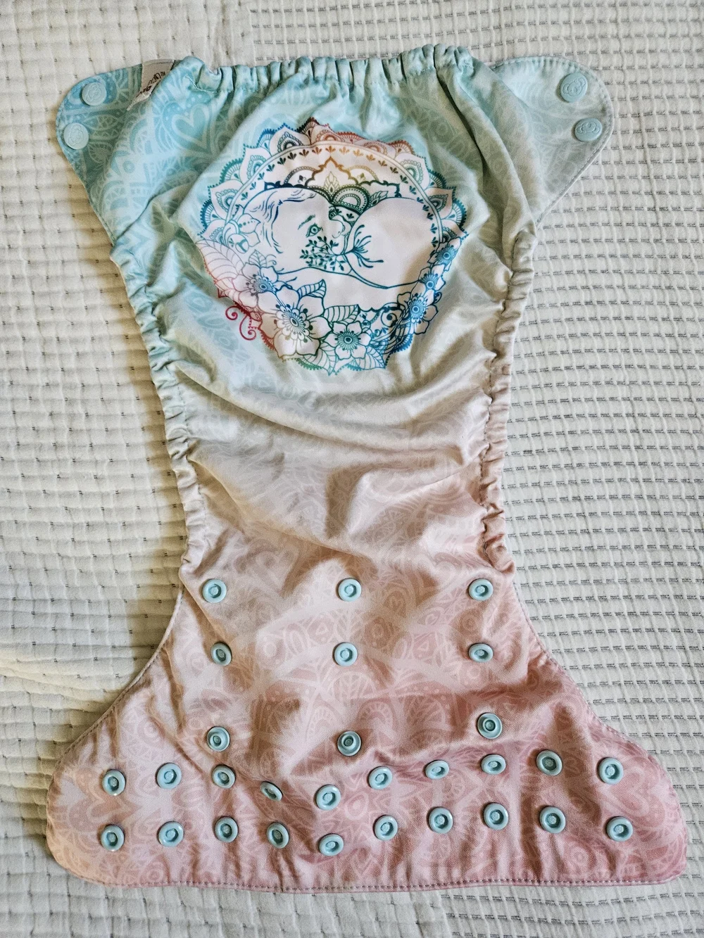 Mama Koala Cloth Pocket Diaper, Tree Of Life Breastfeeding Print